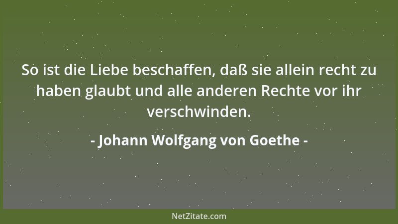 Johann Wolfgang von Goethe - Der Feige droht nur, wo er sicher ist....