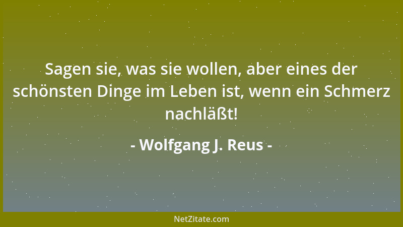 Wolfgang J. Reus - Er strebte nach dem höchsten Ziel: Die Welt zu begreifen. Obwohl er natürlich wußte, daß er scheitern mu...