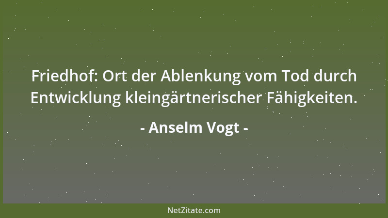 Anselm Vogt - Die Sprache ist verräterisch: Kultur scheint sich in Deutschland auf den Bereich der Körperpflege, den  "Kultu...
