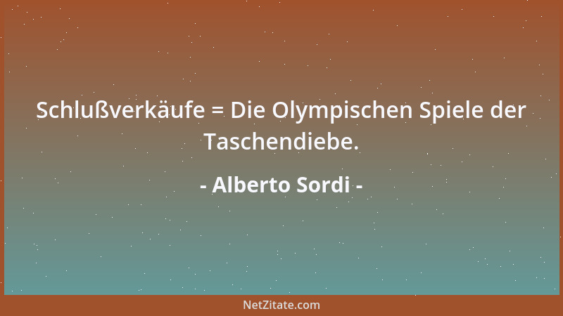Alberto Sordi - Schlußverkäufe = Die Olympischen Spiele der Taschendiebe....