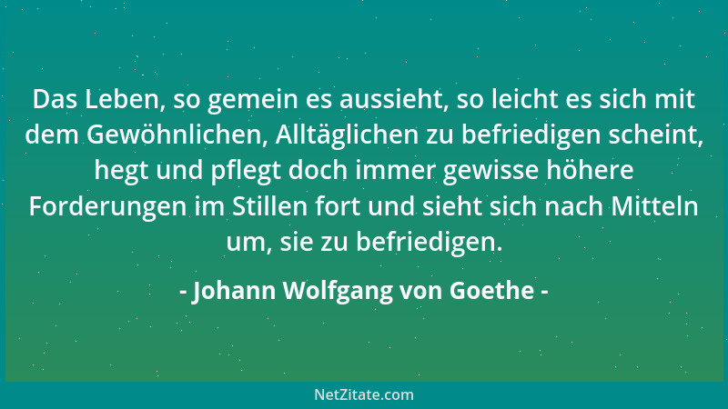 Johann Wolfgang von Goethe - Uns lehrt eigener Schmerz, der andern Schmerzen zu teilen....