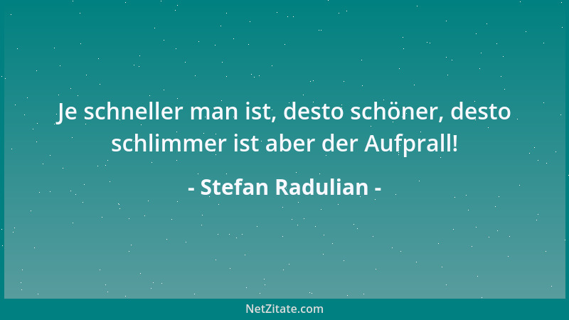 Stefan Radulian - Oft sind es nicht die Ratschläge, die einem in Erinnerung bleiben, sondern die Menschen, von denen sie ge...