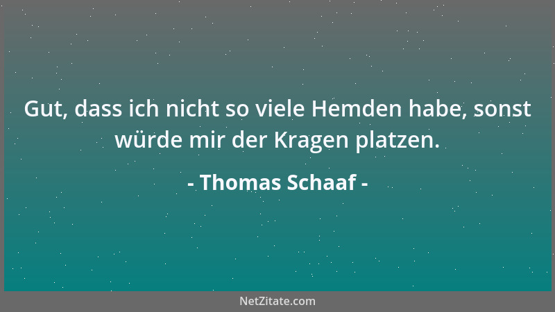 Thomas Schaaf - Der eine sagt Hüh, der andere Hott. Und die Kutsche bleibt stehen....