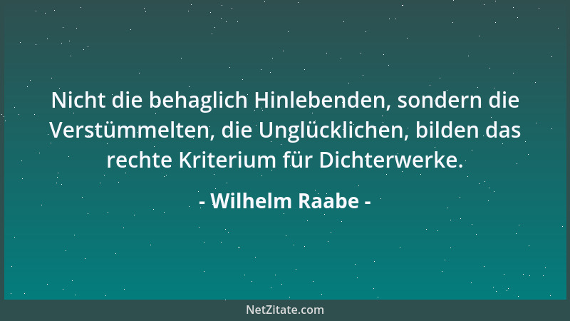 Wilhelm Raabe - Ich halte das Lachen für eine der ernsthaftesten Angelegenheiten....