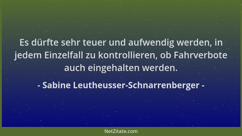 Sabine Leutheusser-Schnarrenberger - Es dürfte sehr teuer und aufwendig werden, in jedem Einzelfall zu kontrollieren, ob Fa...