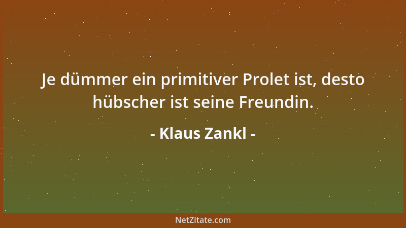 Klaus Zankl - In manchen Kreisen darf man nicht erwähnen, dass man einmal studiert hat....
