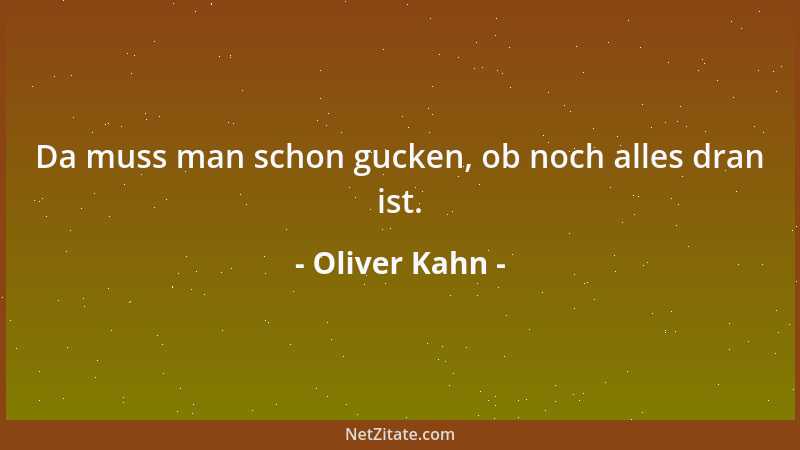 Oliver Kahn - Wir haben heute in Adrenalin gebadet....