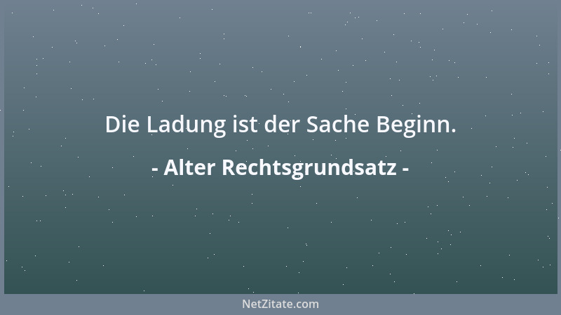 Alter Rechtsgrundsatz - Leib an Leib, Gut an Gut....