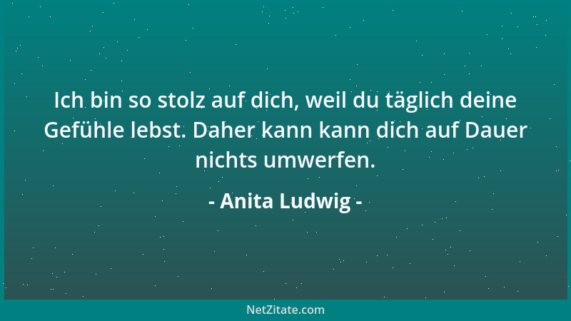Anita Ludwig - Liegen haben kurze Beine....