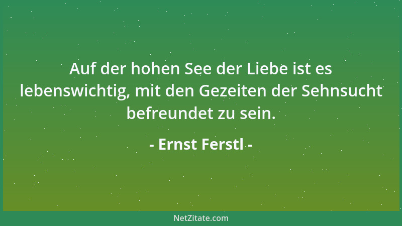 Ernst Ferstl - Nichtstuer sind meistens Wiederholungstäter....