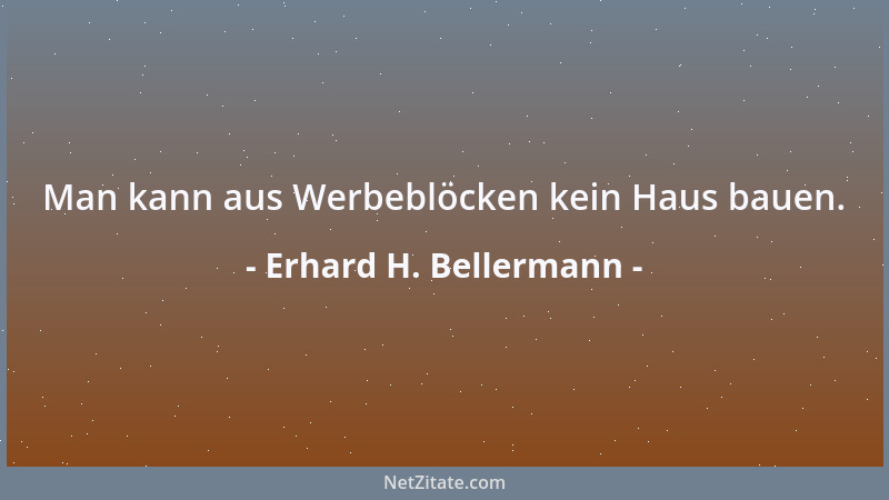 Erhard H. Bellermann - Moral und Unmoral verhalten sich manchmal wie Soll und Haben....