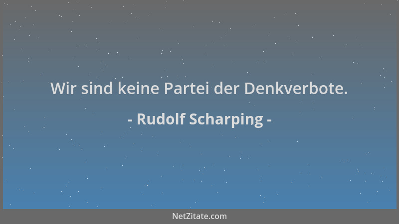Rudolf Scharping - Wir sind keine Partei der Denkverbote....