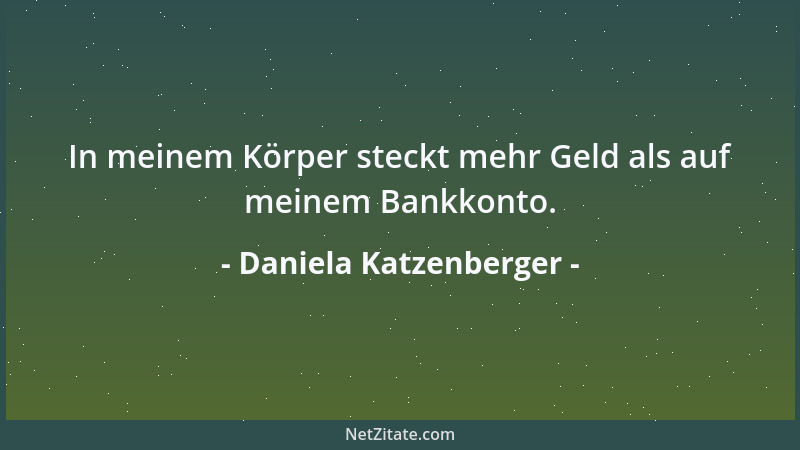 Daniela Katzenberger - Ich würde gerne was Eigenes machen, wo ich meine Persönlichkeit einbringen kann....