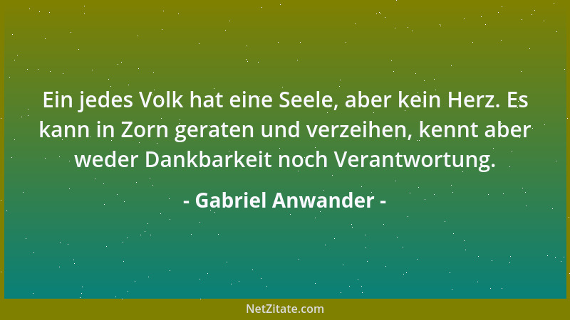 Gabriel Anwander - Es ist beglückend, wenn man trifft, besonders mit Worten....