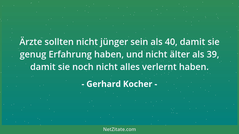 Gerhard Kocher - Was ist das Leben anderes als die Summe von prähospitalen, hospitalen und posthospitalen Phasen?...