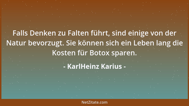 KarlHeinz Karius - Der Einfluss von Standort-Kriterien auf Maximen der Philosophie und Psychologie sollte nicht unterschätz...