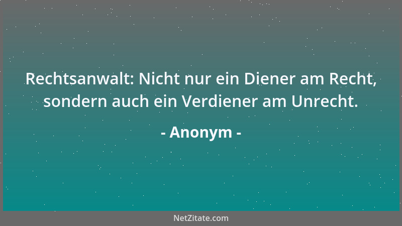 Anonym - Verantwortung hat nichts mit Kompetenz zu tun....