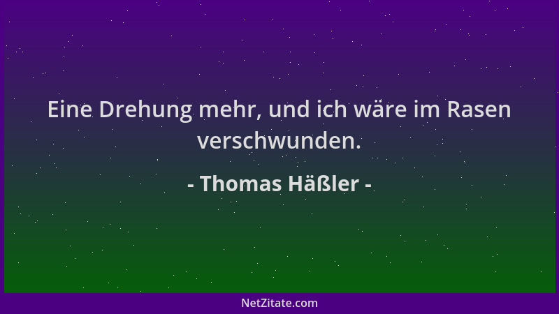 Thomas Häßler - Eine Drehung mehr, und ich wäre im Rasen verschwunden....