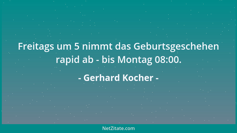 Gerhard Kocher - Am schmutzigsten sind die, welche mit allen Wassern gewaschen sind....