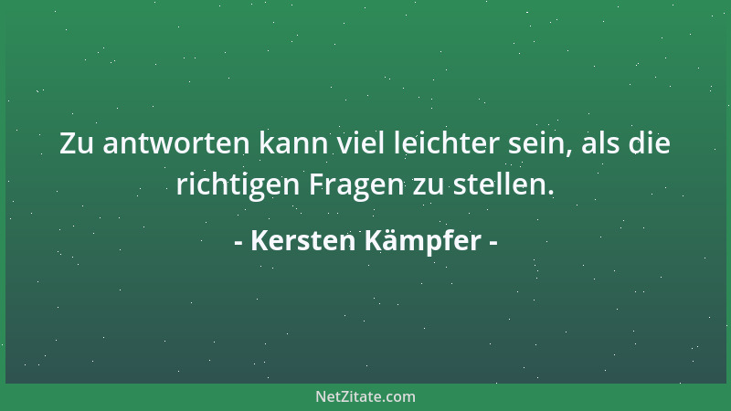 Kersten Kämpfer - Wenn Wissenschaft nur nach vorn schaut, hinterlässt sie möglicherweise moralisch-ethische Minenfelder....
