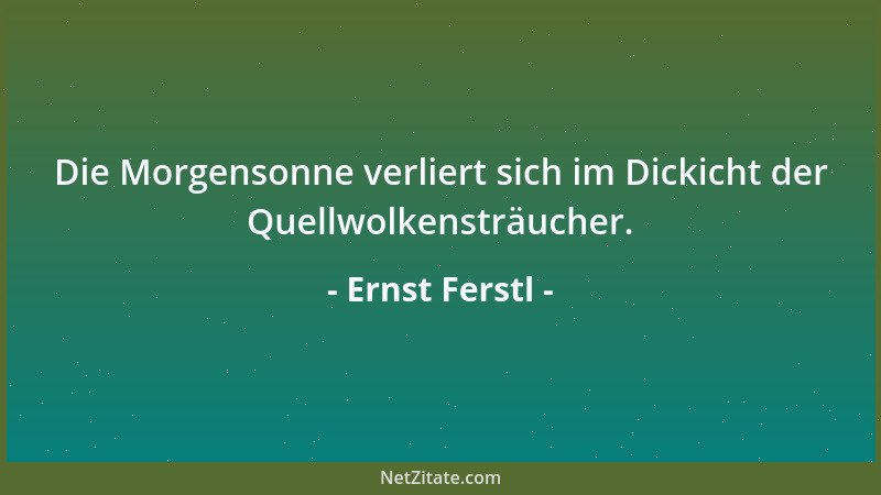 Ernst Ferstl - An und für sich arbeiten die Menschen viel lieber für sich, als an sich....