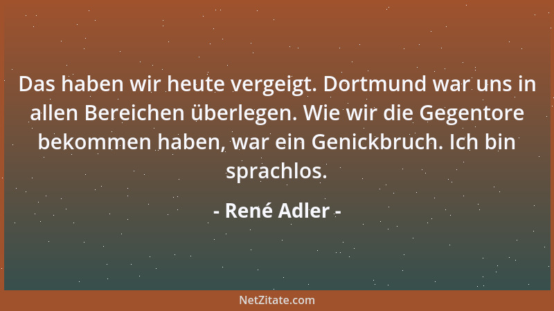 René Adler - Das haben wir heute vergeigt. Dortmund war uns in allen Bereichen überlegen. Wie wir die Gegentore bekommen ha...