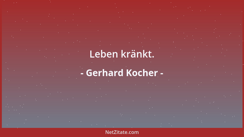 Gerhard Kocher - Was ist die Kontinentalverschiebung gegenüber einem Umbau der Arzttarife?...