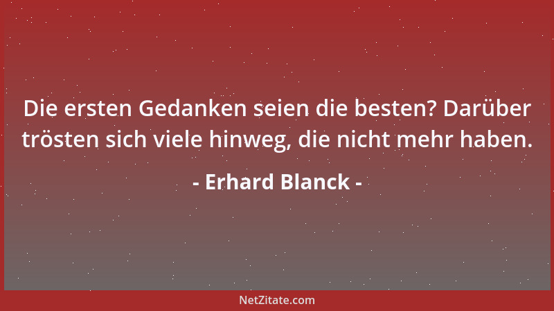 Erhard Blanck - Der Fundamentalismus macht den Glauben erst richtig un - glaub - würdig....