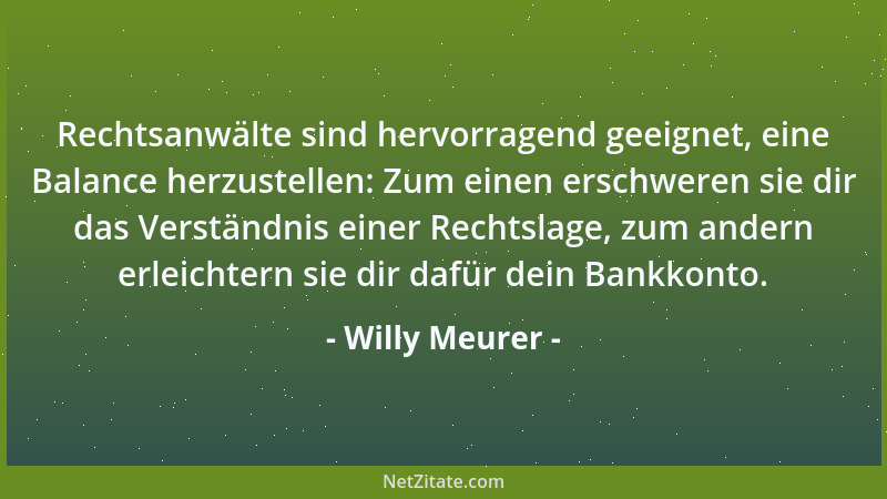 Willy Meurer -  "Den Rahm abschöpfen " können heutzutage nur noch die großen Milchwerke. Für uns Bürger bleibt nur noch  "der...