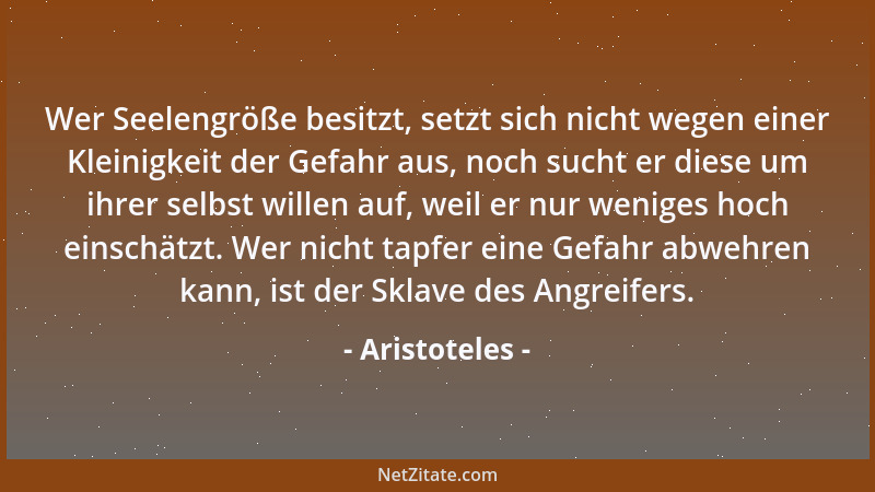 Aristoteles - Fliegen haben vier Beine....