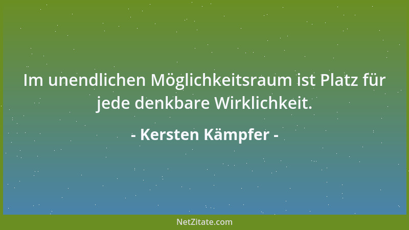 Kersten Kämpfer - Menschen müssen wir sein und bleiben....