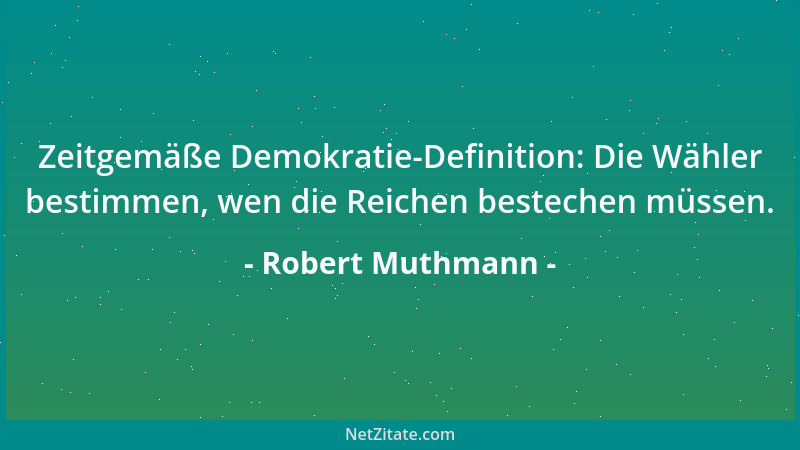 Robert Muthmann - Natürlich geht die große, weite Welt nicht in unseren kleinen Kopf....