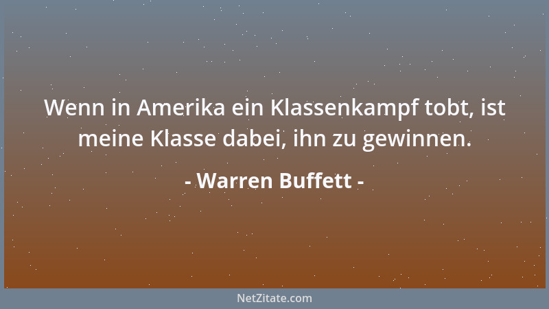 Warren Buffett - Frag niemals den Frisör, ob du einen Haarschnitt brauchst....