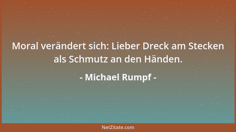 Michael Rumpf - Wie tot die Gegenstände wirken, wenn gestorben ist, wer sich mit ihnen umgab....