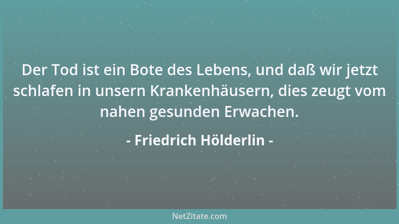 Friedrich Hölderlin - Doch - ich liebe Dich ja unter jeder Laune fort - mein Zustand ist also doch nicht der schlechteste....