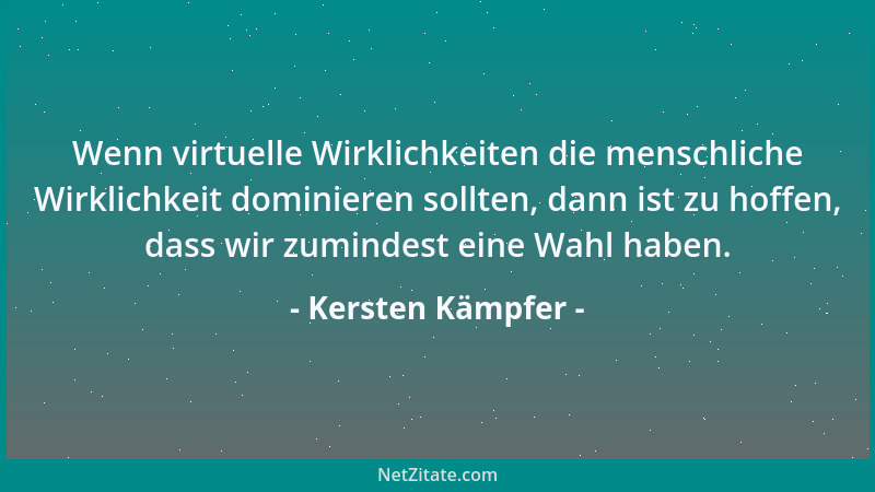 Kersten Kämpfer - Ein Messgerät besteht im Kern aus den gleichen Teilchen, der gleichen Energie, die mit dem Messgerät geme...