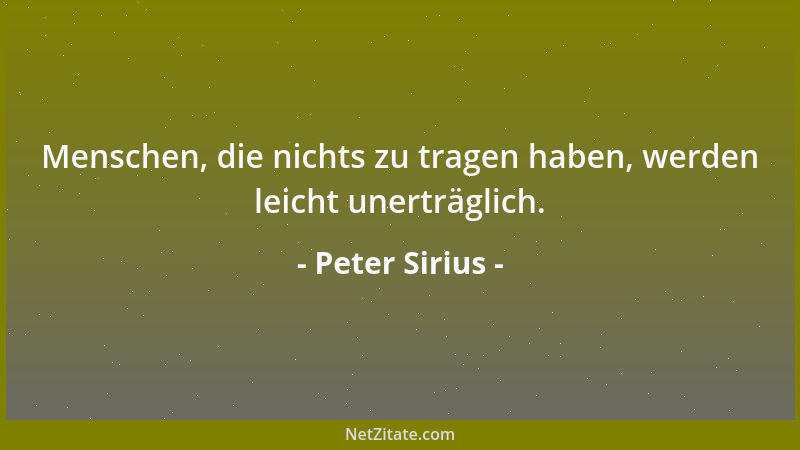Peter Sirius - Nur Ignoranten wissen alles....